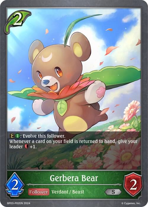 Gerbera Bear - P02EN (Foil), BP03: Flame of Laevateinn BP03-P02EN