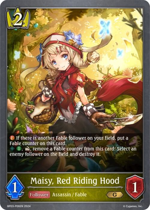 Maisy, Red Riding Hood - P06EN (Foil), BP03: Flame of Laevateinn BP03-P06EN