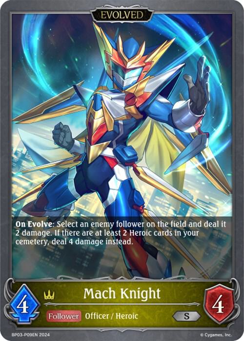 Mach Knight - P09EN (Foil), BP03: Flame of Laevateinn BP03-P09EN