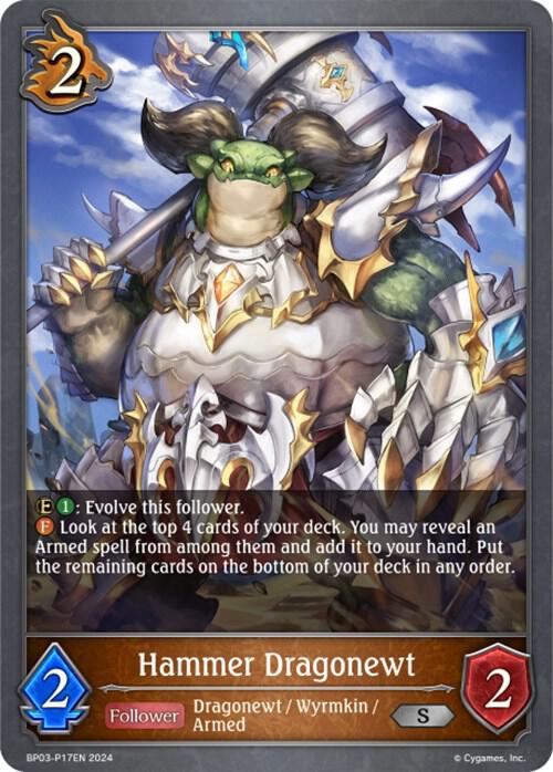 Hammer Dragonewt - P17EN (Foil), BP03: Flame of Laevateinn BP03-P17EN