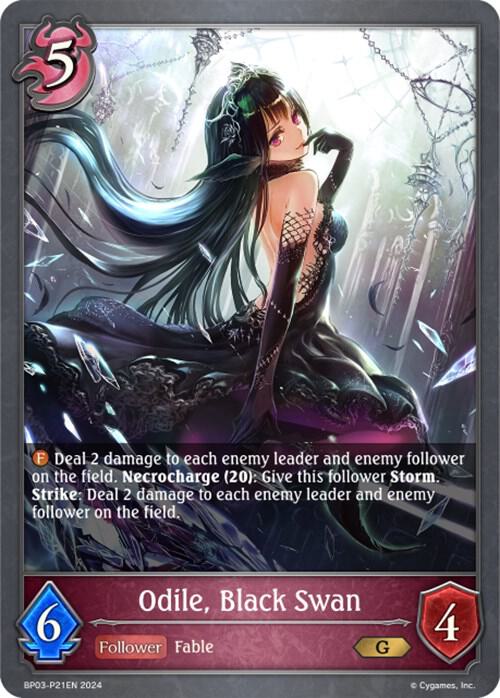 Odile, Black Swan - P21EN (Foil), BP03: Flame of Laevateinn BP03-P21EN