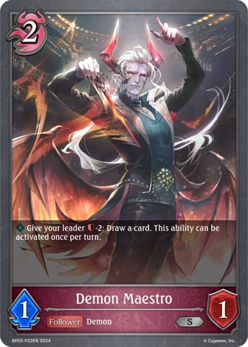 Demon Maestro - P22EN (Foil), BP03: Flame of Laevateinn BP03-P22EN