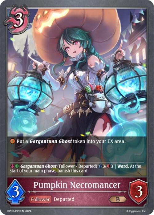 Pumpkin Necromancer - P25EN (Foil), BP03: Flame of Laevateinn BP03-P25EN