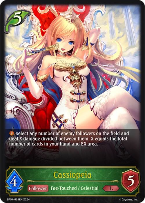 Cassiopeia, BP04: Cosmic Mythos BP04-001EN