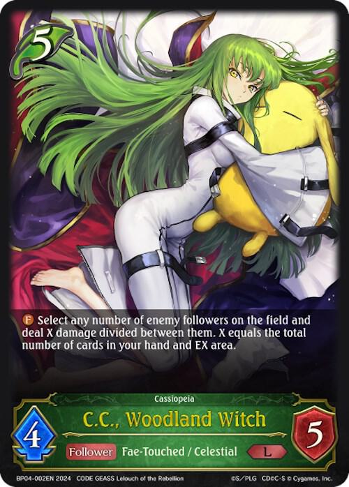 C.C., Woodland Witch, BP04: Cosmic Mythos BP04-002EN