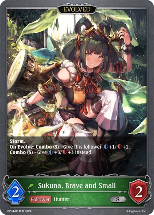 Sukuna, Brave and Small (Evolved), BP04: Cosmic Mythos BP04-011EN