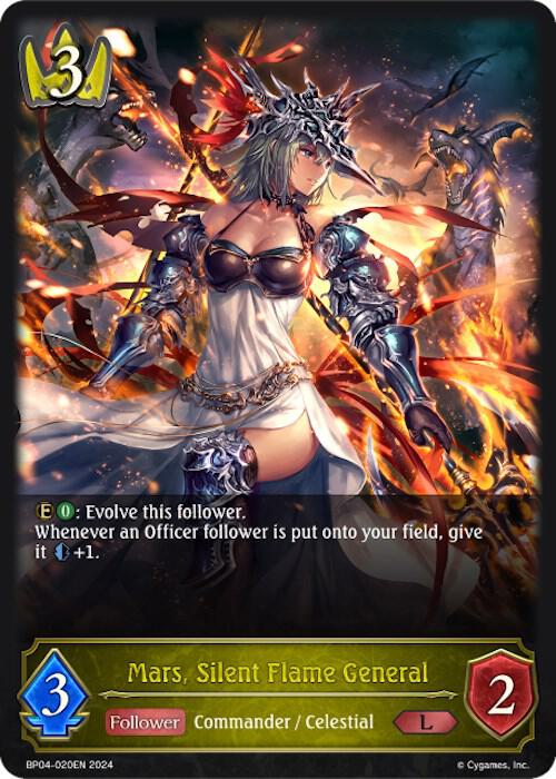 Mars, Silent Flame General, BP04: Cosmic Mythos BP04-020EN