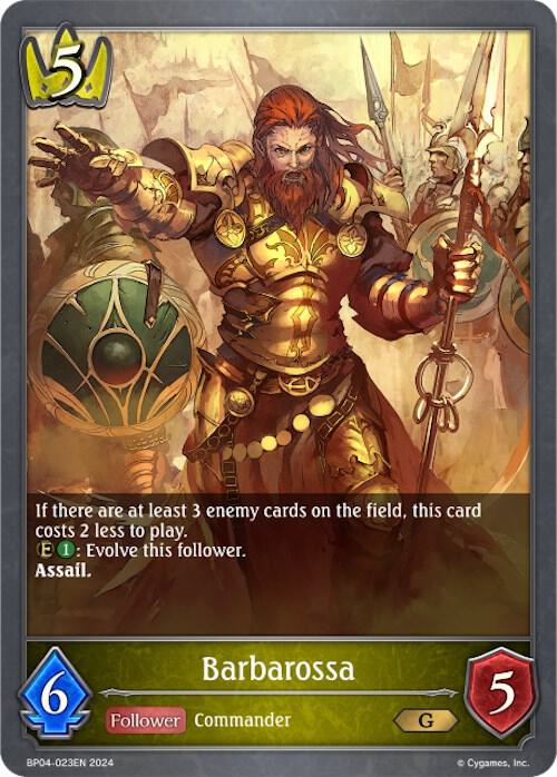 Barbarossa, BP04: Cosmic Mythos BP04-023EN