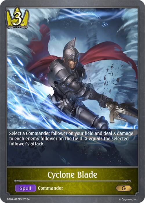 Cyclone Blade, BP04: Cosmic Mythos BP04-026EN
