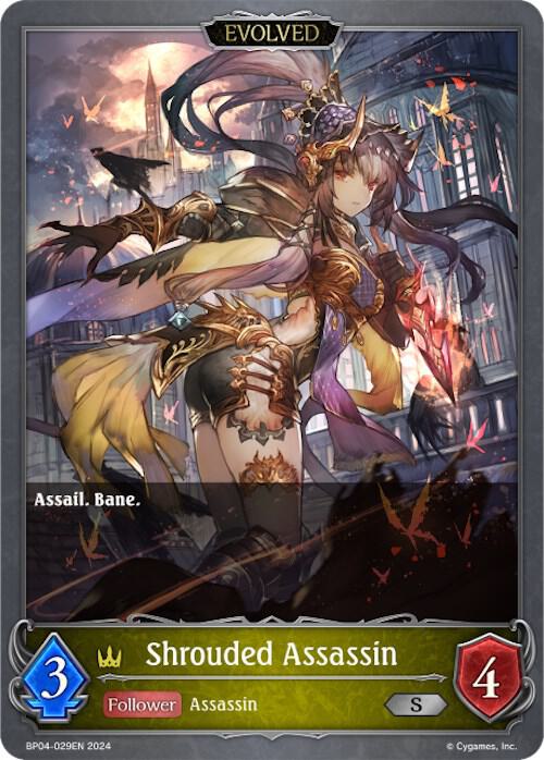 Shrouded Assassin (Evolved), BP04: Cosmic Mythos BP04-029EN
