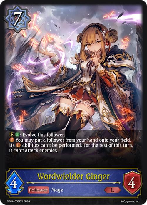 Wordwielder Ginger, BP04: Cosmic Mythos BP04-038EN
