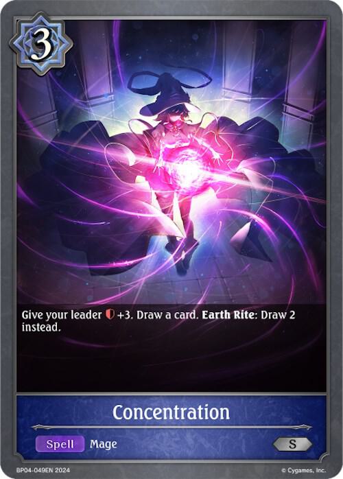 Concentration, BP04: Cosmic Mythos BP04-049EN