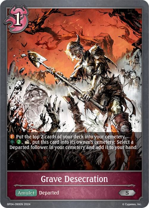 Grave Desecration, BP04: Cosmic Mythos BP04-090EN