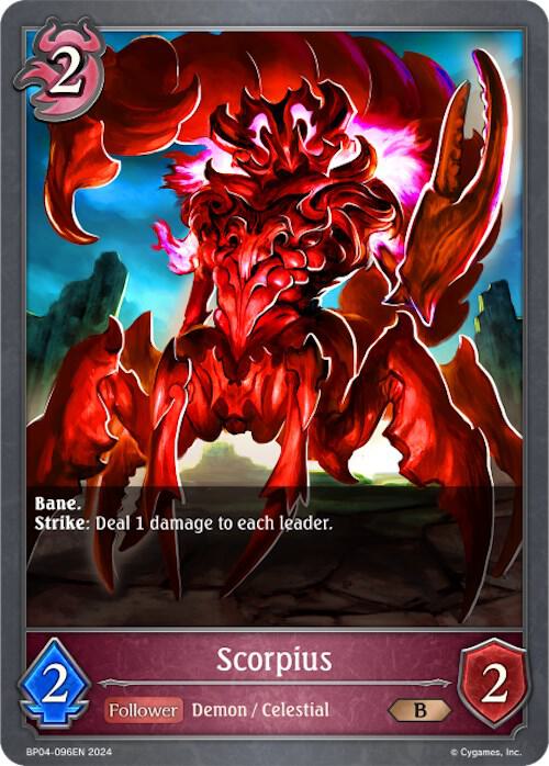 Scorpius, BP04: Cosmic Mythos BP04-096EN