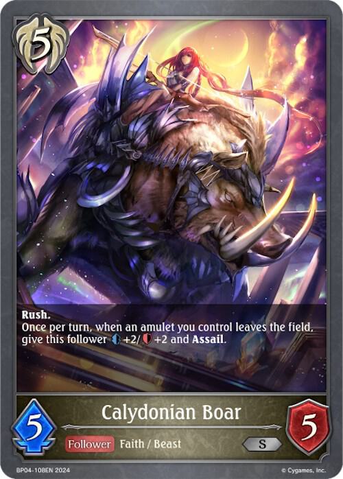 Calydonian Boar, BP04: Cosmic Mythos BP04-108EN