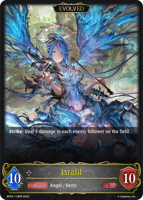 Israfil (Evolved), BP04: Cosmic Mythos BP04-118EN