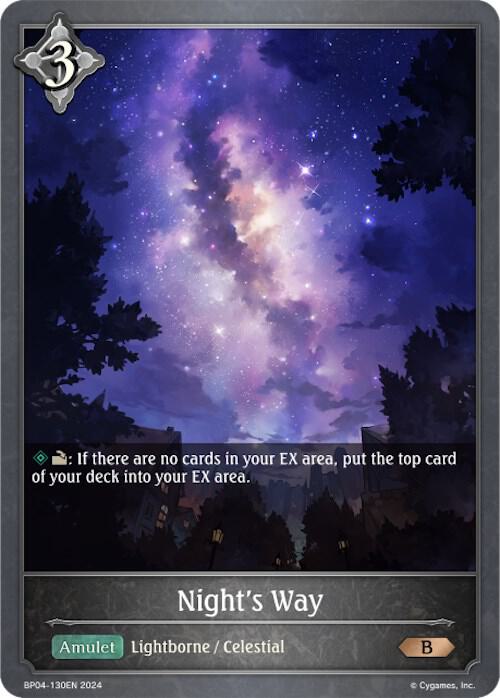 Night's Way, BP04: Cosmic Mythos BP04-130EN