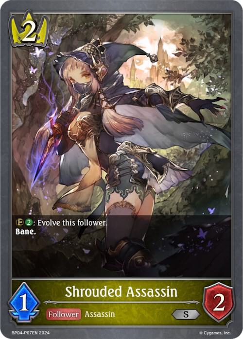 Shrouded Assassin - P07EN (Foil), BP04: Cosmic Mythos BP04-P07EN