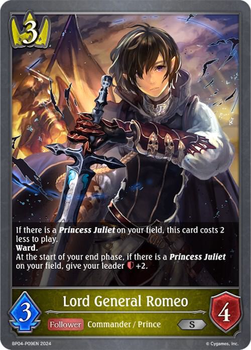 Lord General Romeo - P09EN (Foil), BP04: Cosmic Mythos BP04-P09EN