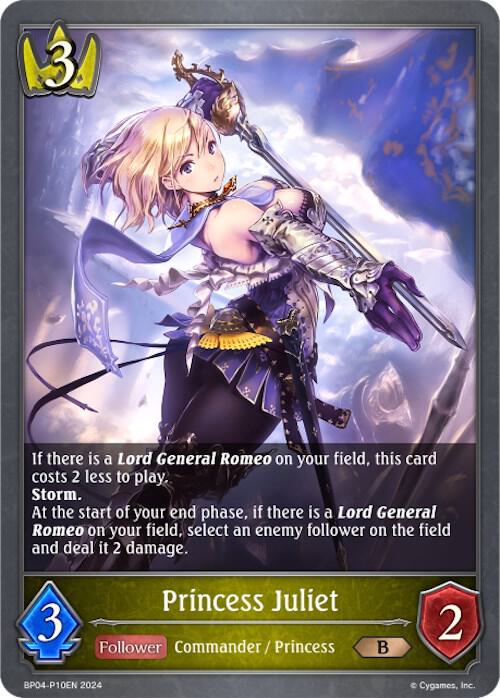 Princess Juliet - P10EN (Foil), BP04: Cosmic Mythos BP04-P10EN