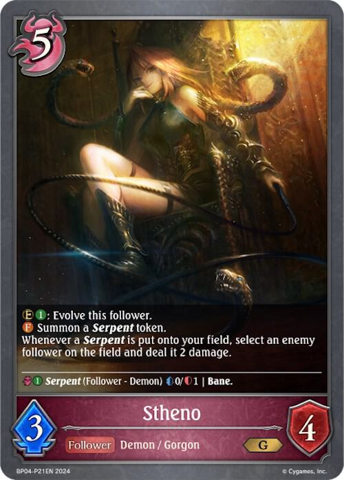 Stheno - P21EN (Foil), BP04: Cosmic Mythos BP04-P21EN