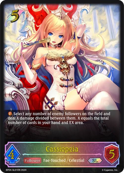Cassiopeia (SL), BP04: Cosmic Mythos BP04-SL01EN