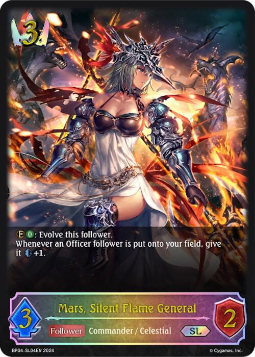 Mars, Silent Flame General (SL), BP04: Cosmic Mythos BP04-SL04EN