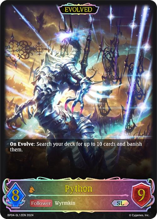 Python (Evolved) (SL), BP04: Cosmic Mythos BP04-SL12EN
