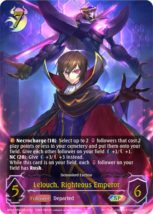 Lelouch, Righteous Emperor (SP), BP04: Cosmic Mythos BP04-SL24EN