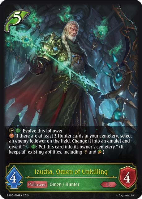 Izudia, Omen of Unkilling, BP05: Omens Eternal BP05-001EN