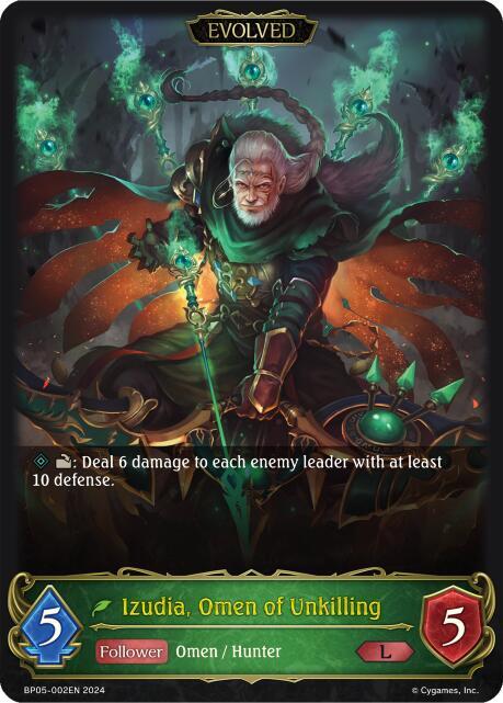 Izudia, Omen of Unkilling (Evolved), BP05: Omens Eternal BP05-002EN
