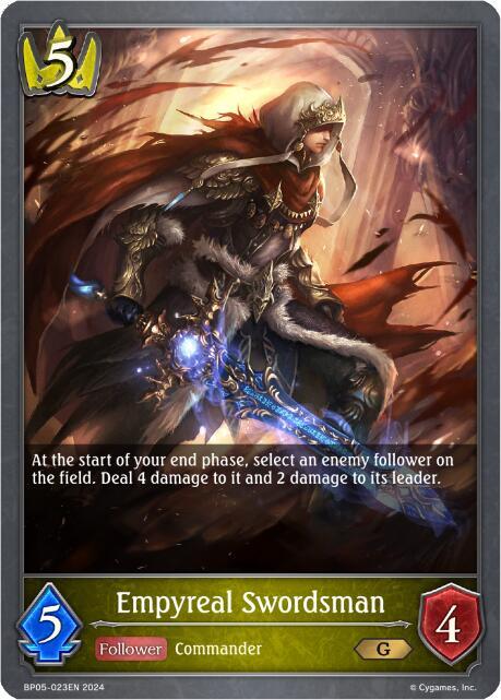 Empyreal Swordsman, BP05: Omens Eternal BP05-023EN