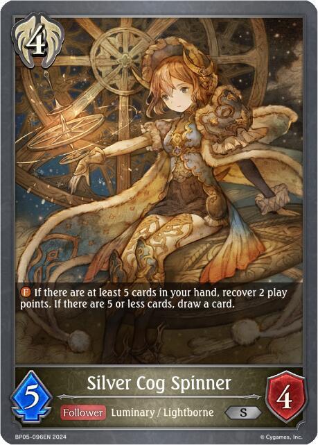Silver Cog Spinner, BP05: Omens Eternal BP05-096EN