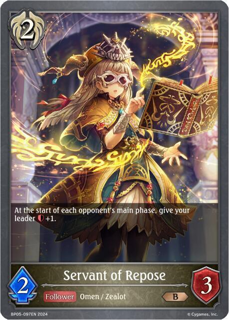 Servant of Repose, BP05: Omens Eternal BP05-097EN