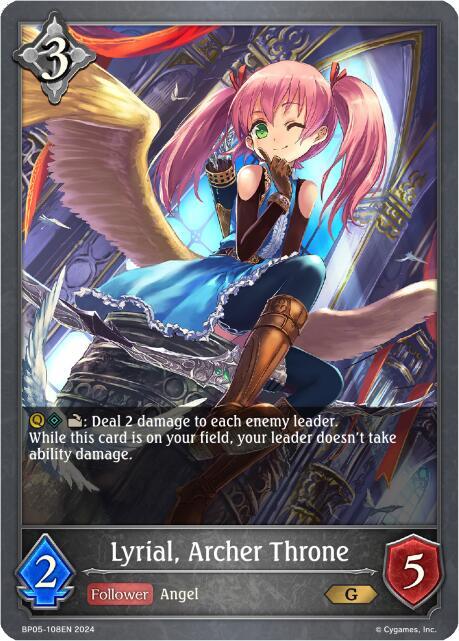 Lyrial, Archer Throne, BP05: Omens Eternal BP05-108EN