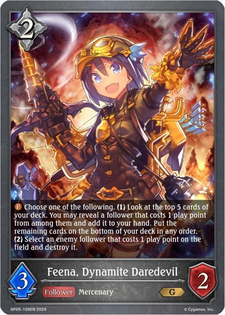 Feena, Dynamite Daredevil, BP05: Omens Eternal BP05-109EN