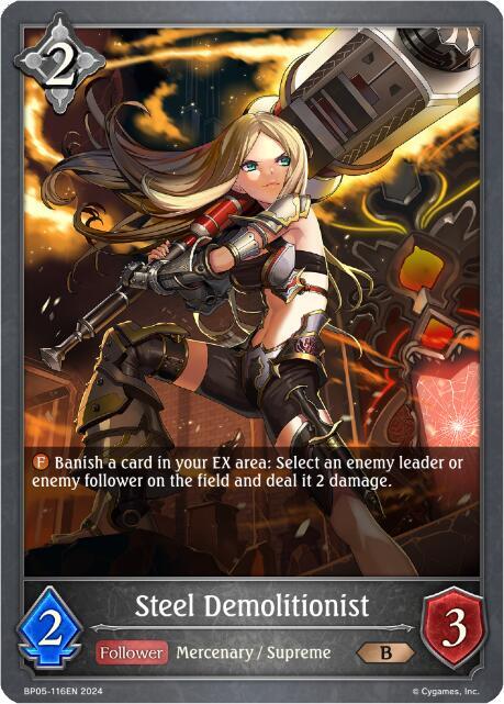Steel Demolitionist, BP05: Omens Eternal BP05-116EN
