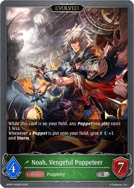 Noah, Vengeful Puppeteer (Evolved) - P05EN (Foil), BP05: Omens Eternal BP05-P05EN
