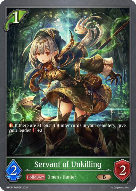 Servant of Unkilling - P07EN (Foil), BP05: Omens Eternal BP05-P07EN
