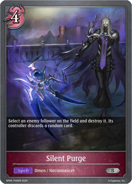 Silent Purge - P36EN (Foil), BP05: Omens Eternal BP05-P36EN