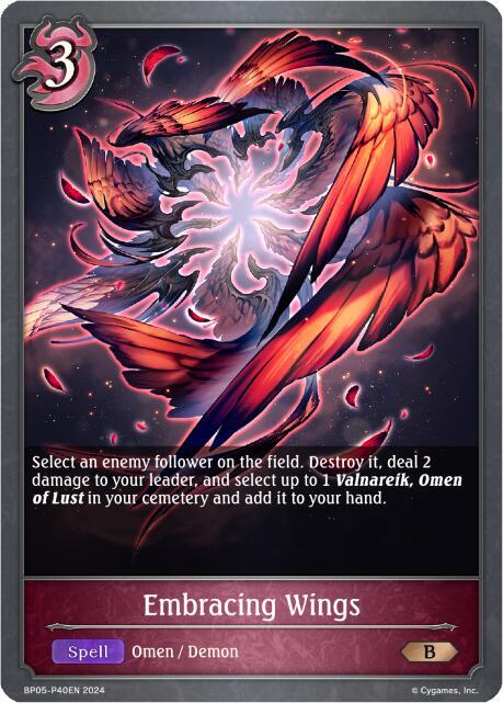 Embracing Wings - P40EN (Foil), BP05: Omens Eternal BP05-P40EN