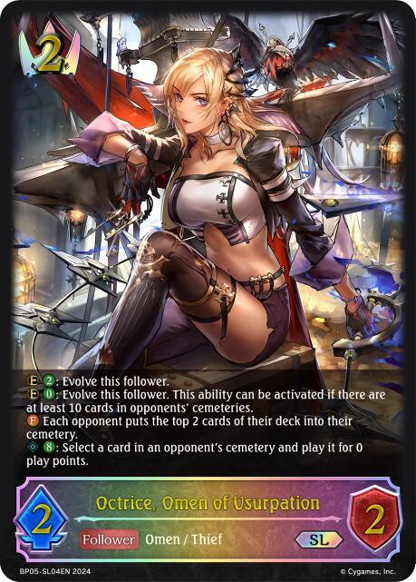 Octrice, Omen of Usurpation (SL), BP05: Omens Eternal BP05-SL04EN