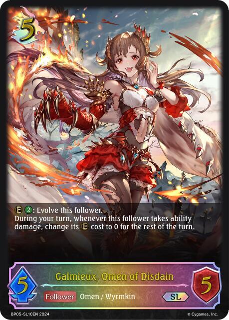 Galmieux, Omen of Disdain (SL), BP05: Omens Eternal BP05-SL10EN