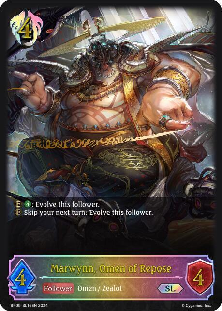 Marwynn, Omen of Repose (SL), BP05: Omens Eternal BP05-SL16EN