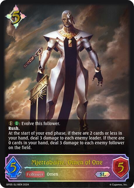 Mjerrabaine, Omen of One (SL), BP05: Omens Eternal BP05-SL19EN
