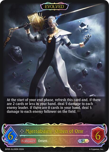 Mjerrabaine, Omen of One (Evolved) (SL), BP05: Omens Eternal BP05-SL20EN