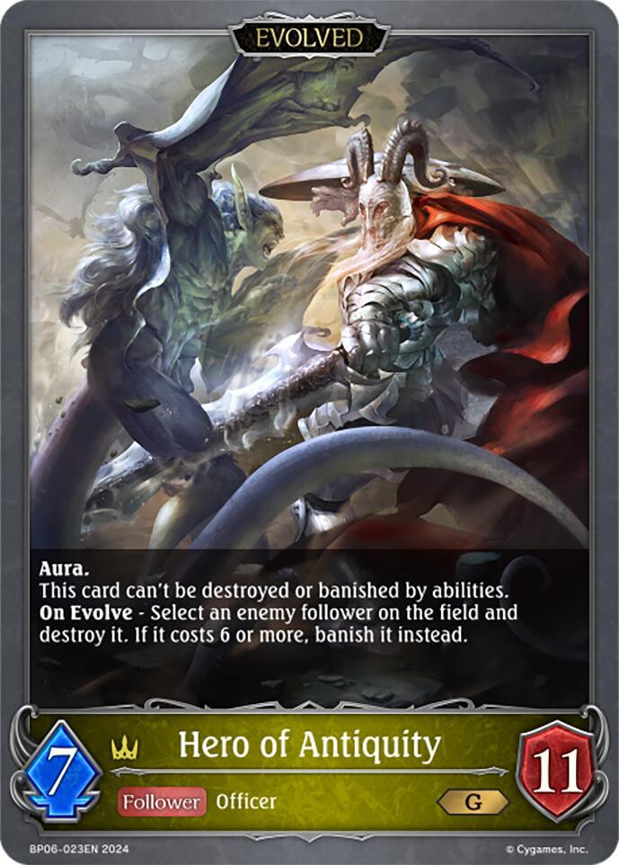 Hero of Antiquity (Evolved), BP06: Paragons of the Colosseum BP06-023EN
