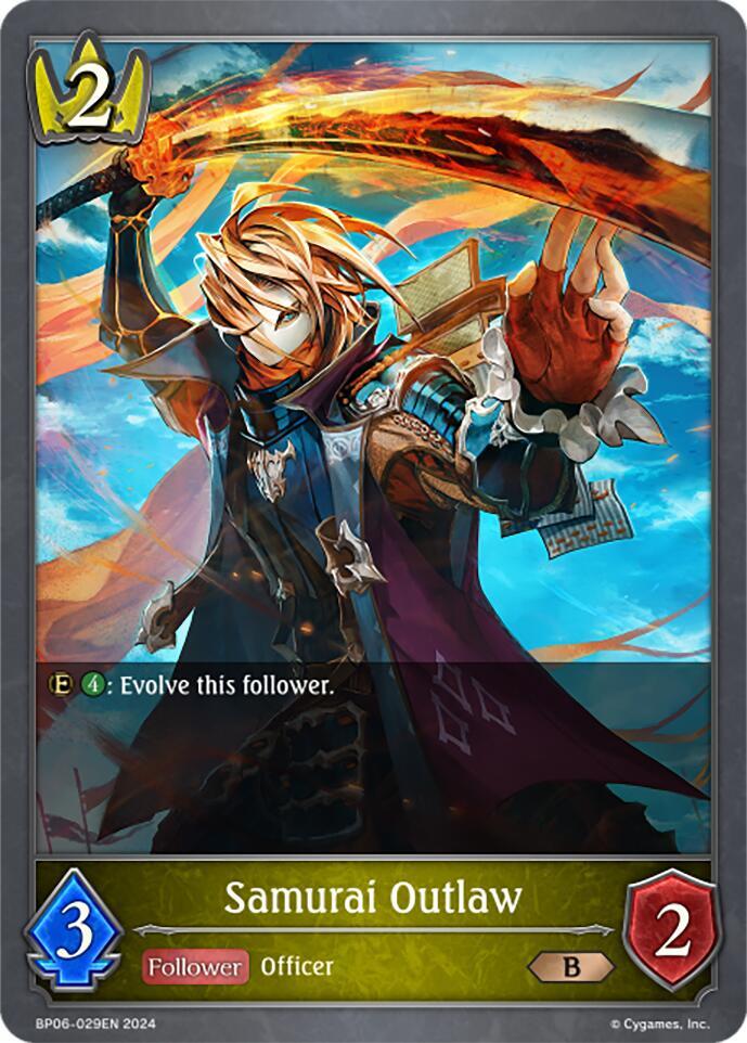 Samurai Outlaw, BP06: Paragons of the Colosseum BP06-029EN