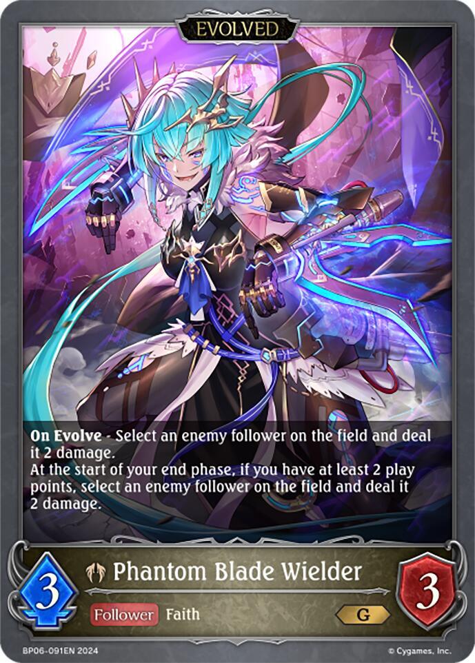 Phantom Blade Wielder (Evolved), BP06: Paragons of the Colosseum BP06-091EN