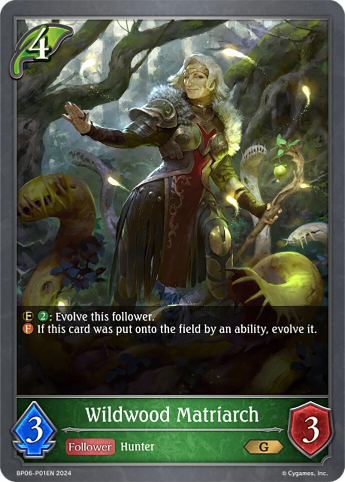 Wildwood Matriarch - P01EN (Foil), BP06: Paragons of the Colosseum BP06-P01EN